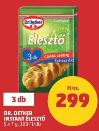 PENNY DR. OETKER INSTANT ÉLESZTŐ 3 x 7 g ajánlat