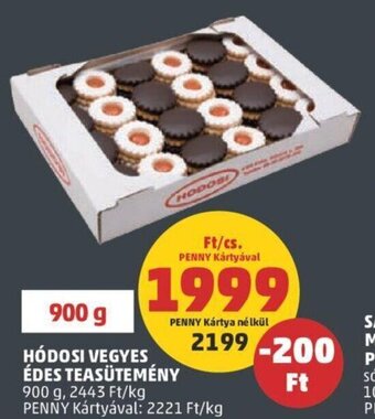PENNY HÓDOSI VEGYES ÉDES TEASÜTEMÉNY 900 g ajánlat
