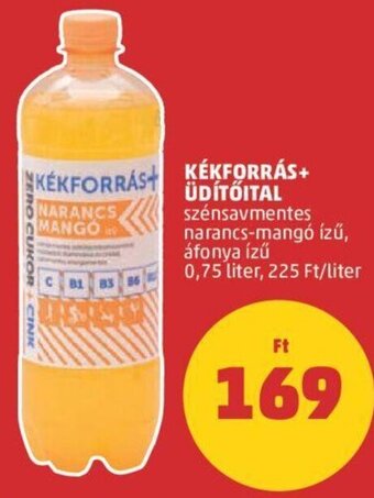 PENNY KÉKFORRÁS+ ÜDÍTŐITAL 0,75 l ajánlat