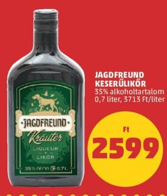 PENNY JAGDFREUND KESERŰLIKŐR 0,7 l ajánlat