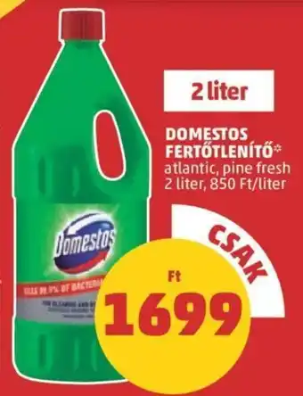 PENNY DOMESTOS FERTŐTLENÍTŐ 2 l ajánlat