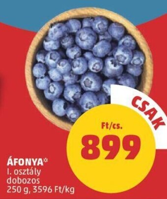 PENNY ÁFONYA 250 g ajánlat
