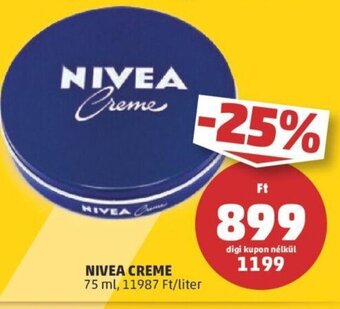 PENNY NIVEA CREME 75 ml ajánlat