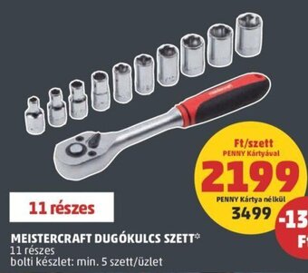 PENNY MEISTERCRAFT DUGÓKULCS SZETT 11 részes ajánlat