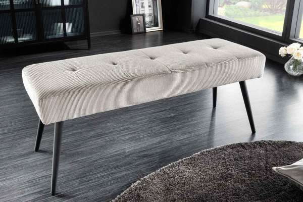 Estilofina Design ülőpad bailey 100 cm világosszürke kordbársony ajánlat