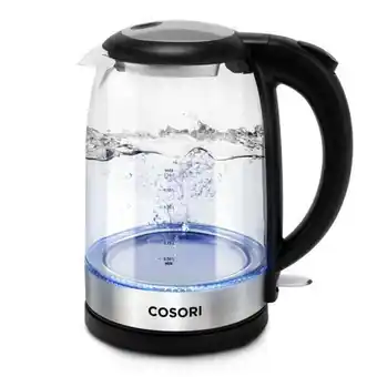 Cosori elektromos vízforraló üveg 1,7l (fekete) gk172-co