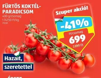 ALDI FÜRTÖS KOKTÉL- PARADICSOM 400 g ajánlat