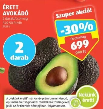 ALDI ÉRETT AVOKÁDÓ 2 db ajánlat