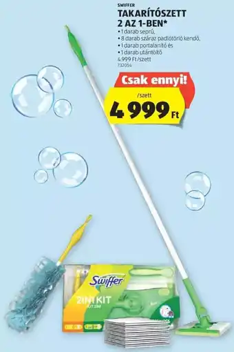 ALDI SWIFFER TAKARÍTÓSZETT 2 AZ 1-BEN szett ajánlat