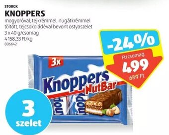 ALDI STORCK KNOPPERS 3 x 40 g ajánlat