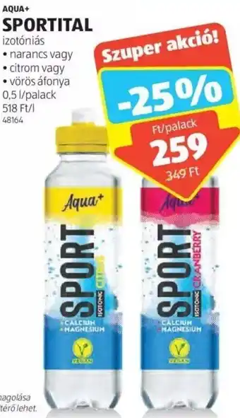 ALDI AQUA+ SPORTITAL 0,5 l ajánlat