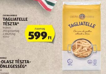 ALDI CUCINA NOBILE TAGLIATELLE TÉSZTA 250 g ajánlat