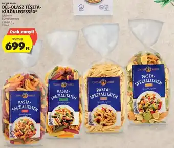 ALDI CUCINA NOBILE DÉL-OLASZ TÉSZTA-KÜLÖNLEGESSÉG 500 g ajánlat