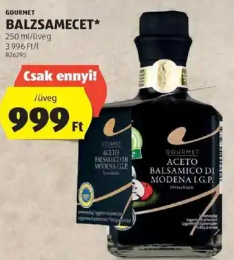 GOURMET BALZSAMECET 250 ml