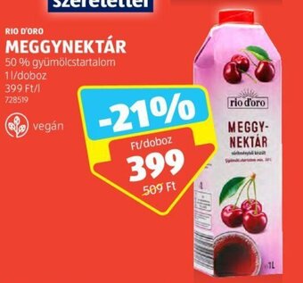 ALDI RIO D'ORO MEGGYNEKTÁR 1 l ajánlat
