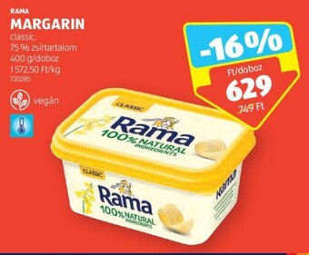 ALDI RAMA MARGARIN 400 g ajánlat
