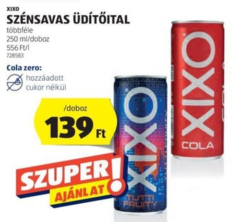 XIXO SZÉNSAVAS ÜDÍTŐITAL 250 ml