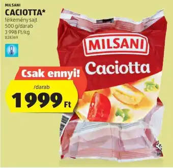 ALDI MILSANI CACIOTTA 500 g ajánlat