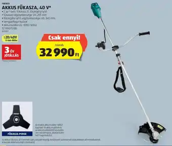 ALDI FERREX AKKUS FŰKASZA 1 db ajánlat