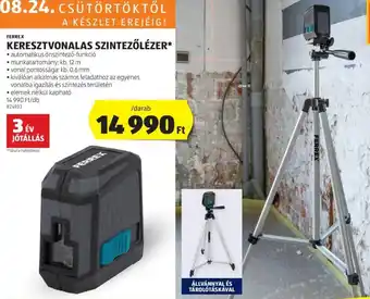 ALDI FERREX KERESZTVONALAS SZINTEZŐLÉZER 1 db ajánlat