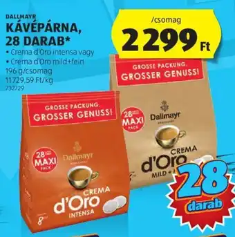 DALLMAYR KÁVÉPÁRNA 28 db