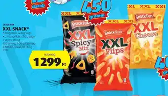 ALDI SNACK FUN XXL SNACK 400 / 450 g ajánlat