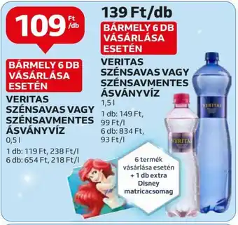 Auchan VERITAS SZÉNSAVAS stb. 0,5 l ajánlat