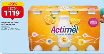 Auchan DANONE ACTIMEL IVÓJOGHURT 8 x 100 g ajánlat