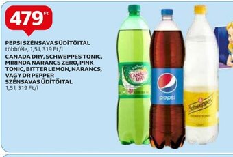 Auchan PEPSI SZÉNSAVAS ÜDÍTŐITAL stb. 1,5 l ajánlat