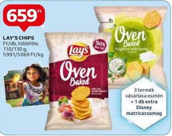 Auchan LAY'S CHIPS 110 / 130 g ajánlat