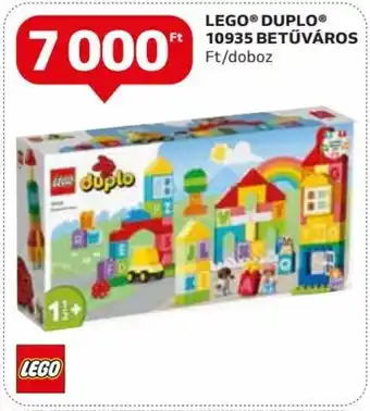 Auchan LEGO DUPLO 10935 BETŰVÁROS 1 doboz ajánlat