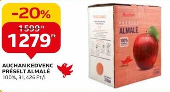Auchan AUCHAN KEDVENC PRÉSELT ALMALÉ 3 l ajánlat