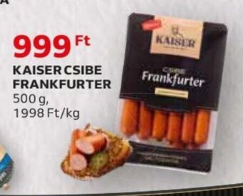 Auchan KAISER CSIBE FRANKFURTER 500 g ajánlat