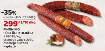 Auchan FINONIMO FÜSTÖLT KOLBÁSZ 10 dkg ajánlat