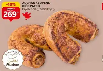 Auchan AUCHAN KEDVENC DIÓS PATKÓ 100 g ajánlat