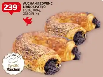 Auchan AUCHAN KEDVENC MÁKOS PATKÓ 100 g ajánlat