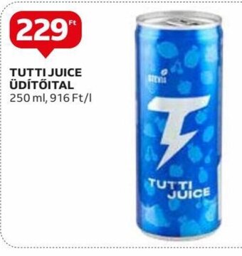 Auchan TUTTI JUICE ÜDÍTŐITAL 250 ml ajánlat