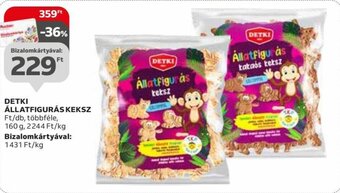 Auchan DETKI ÁLLATFIGURÁS KEKSZ 160 g ajánlat