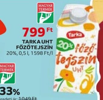 Auchan TARKA UHT FŐZŐZEJSZÍN 0,5 l ajánlat