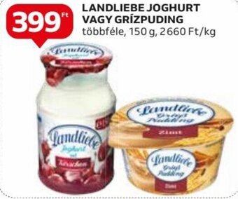Auchan LANDLIEBE JOGHURT VAGY GRÍZPUDING 150 g ajánlat
