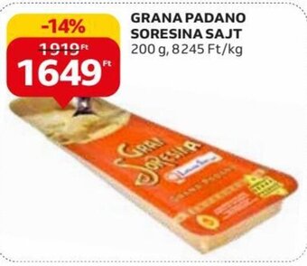 Auchan GRANA PADANO SORESINA SAJT 200 g ajánlat