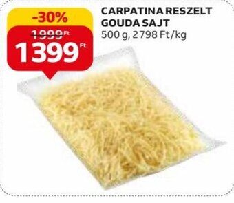 Auchan CARPATINA RESZELT GOUDA SAJT 500 g ajánlat