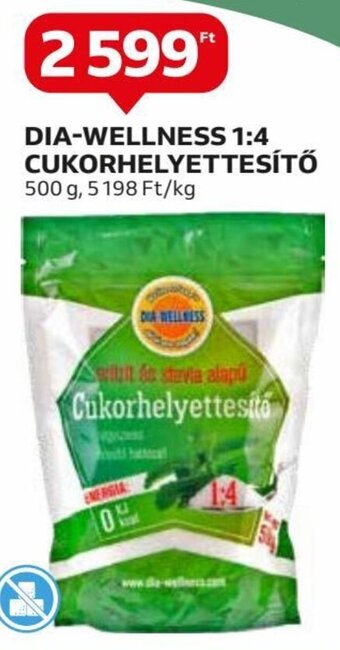 DIA-WELLNESS 1:4 CUKORHELYETTESÍTŐ 500 g