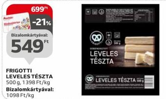 Auchan FRIGOTTI LEVELES TÉSZTA 500 g ajánlat