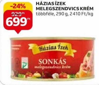 Auchan HÁZIAS ÍZEK MELEGSZENDVICS KRÉM 290 g ajánlat