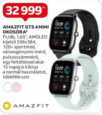 Auchan AMAZFIT GTS 4 MINI OKOSÓRA 1 db ajánlat