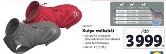 Lidl zoofari Kutya esőkabát 1 db ajánlat