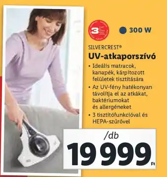 Lidl SILVERCREST UV-atkaporszívó 1 db ajánlat