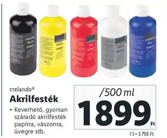 crelando Akrilfesték 500 ml