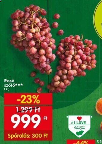 Spar Rosé szőlő 1 kg ajánlat